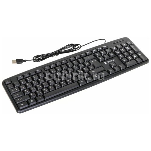 Клавиатура Defender HB-588 Astra RU. черный. полноразмерная клавиатура defender 1 hb 420 ru проводная мембранная 107 клавиш usb 1 5 м черная