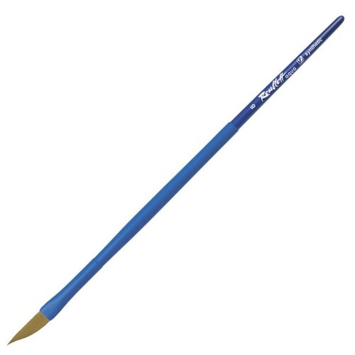 Кисть Даггер Синтетика Roubloff Blue dagger № 8 длинная ручка Blue dagger-8 синяя 9156068