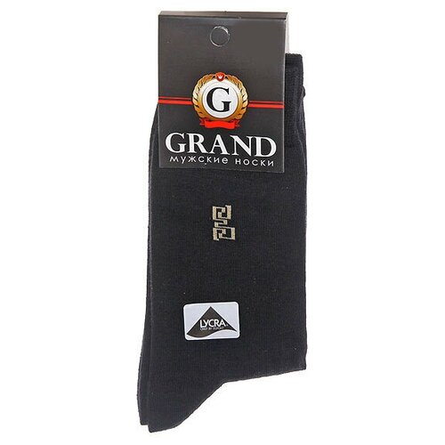 носки grand line размер 27 серый Носки ВОСТОК, размер 27, черный