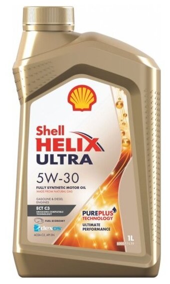 Моторное масло Shell Helix Ultra ECT C3 5W-30 синтетическое 1 л