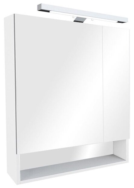Зеркальный шкаф 80 см, белый Roca Gap ZRU9302750 - фотография № 1