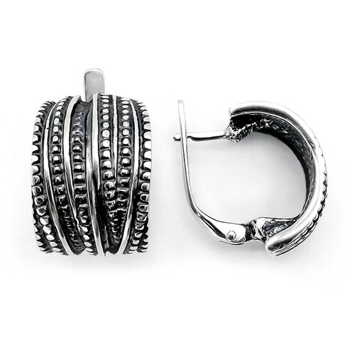 Серьги серебряные женские, серебро 925 пробы, ювелирное украшение Богема, крупные, массивные, необычные, модные, вечерние сережки