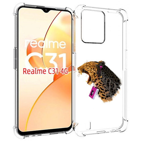 Чехол MyPads MP3 для OPPO Realme C31 задняя-панель-накладка-бампер чехол mypads шуршуля для oppo realme c31 задняя панель накладка бампер