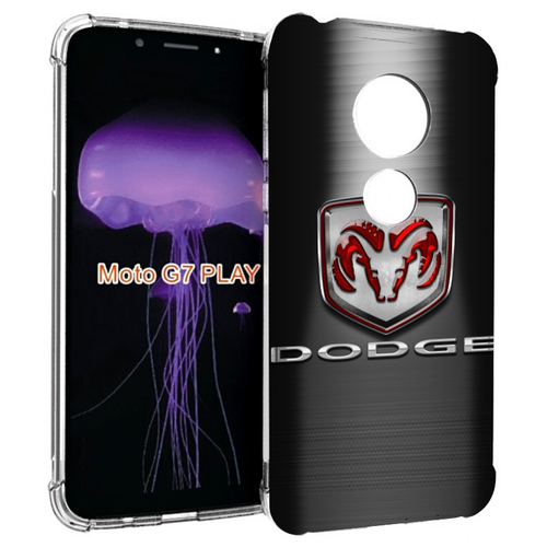 Чехол MyPads dodge додж 1 мужской для Motorola Moto G7 Play задняя-панель-накладка-бампер чехол mypads dodge додж 1 мужской для motorola moto g5s xt1799 2 задняя панель накладка бампер