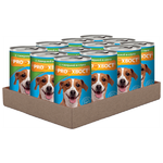 Прохвост консервы для собак Говядина в соусе 415г х 12 шт - изображение