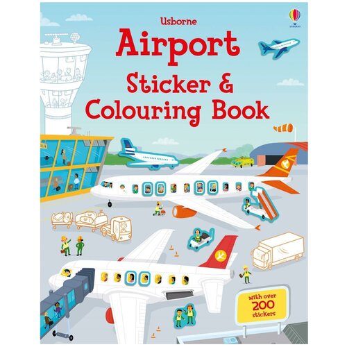Airport Sticker and Colouring Book (Аэропорт. Раскраска и стикеры)