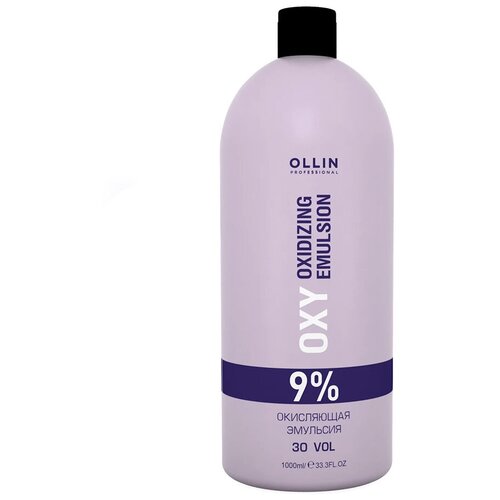 Ollin, Окисляющая эмульсия 9% 30vol. Performance OXY, 1000 мл окисляющая эмульсия ollin professional oxy 9% 30vol 90 мл