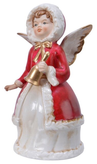 фото Kaemingk Фарфоровая статуэтка Армель с колокольчиком 13 см 600138