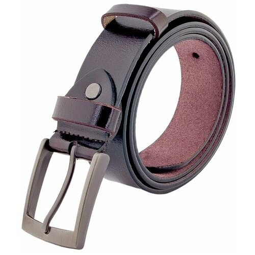 фото Ремень мужской из натуральной кожи с классической пряжкой 110 см (арт. 3119) premium belt