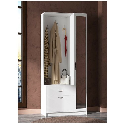 Прихожая Камия-5, Белый матовый