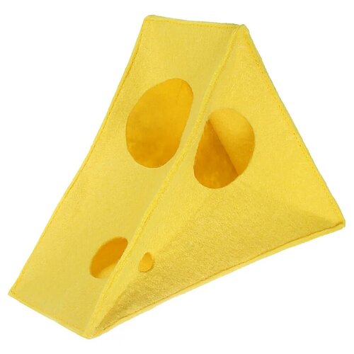 Домик для грызунов Монморанси "Сыр", цвет: желтый, 22х17х10 см.