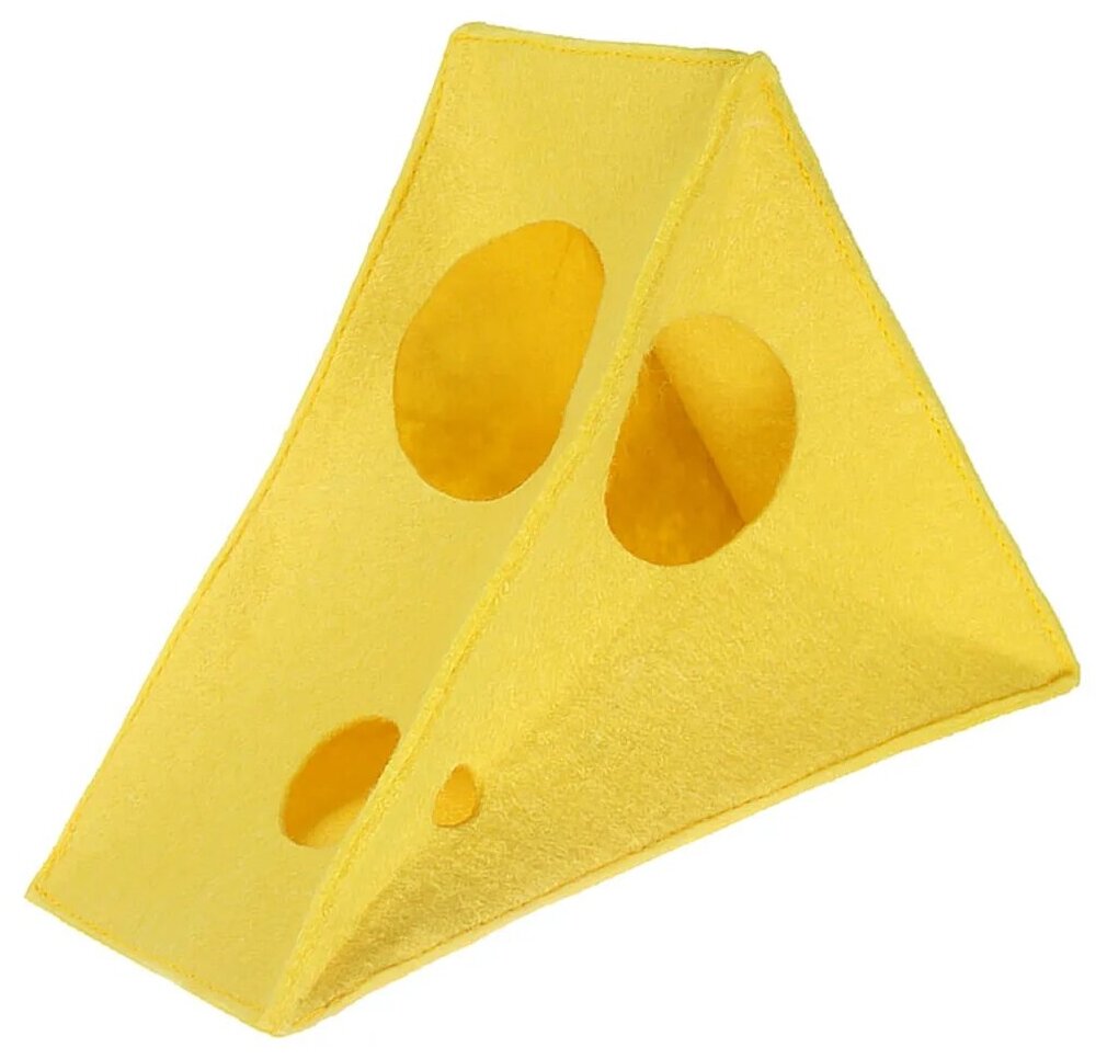 Домик для грызунов Монморанси "Сыр", цвет: желтый, 22х17х10 см. - фотография № 1