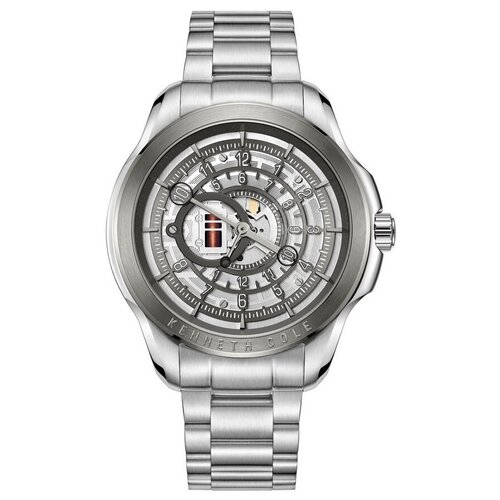 Наручные часы KENNETH COLE Dress Sport, серебряный наручные часы kenneth cole dress sport серебряный серый