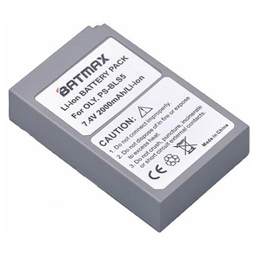 Аккумулятор Batmax BLS-5 для OM-D аккумулятор olympus bls 5 bls 50 ps bls5 1080mah