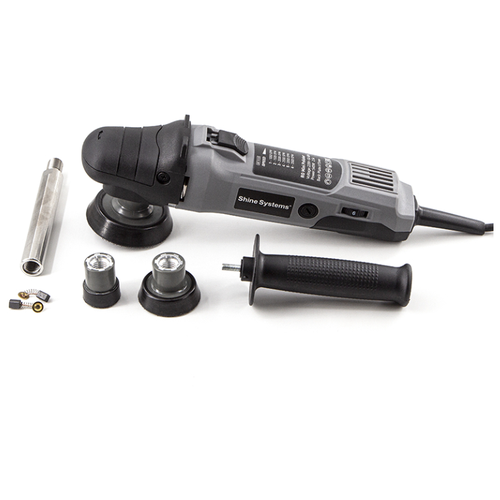 Shine Systems RO Mini Polisher set - роторная полировальная мини машинка, набор ty roi роторная полировальная машинка 5 дюймов подложка ro polisher 5 inch backing plate tonyin