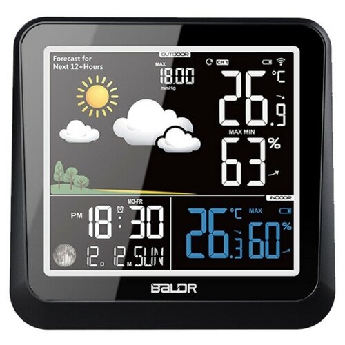 BALDR B0336WST2H2P Беспроводная Метеостанция черный 455000₽