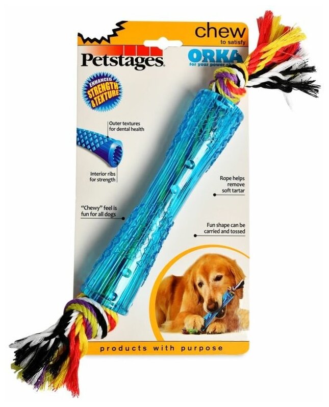 Petstages игрушка для собак "орка палочка" 25 см средняя - фотография № 14