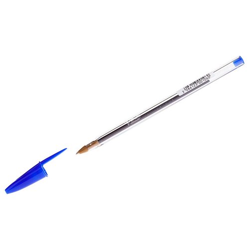 Ручка шариковая Bic "Cristal" синяя, 1,0мм, 8 штук