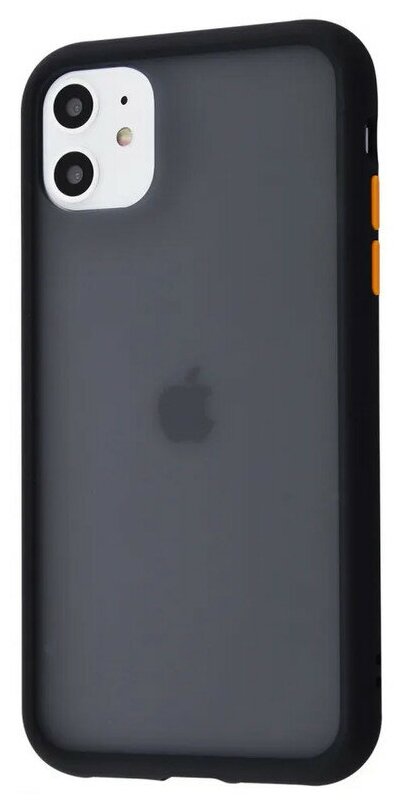 Чехол силиконовый для iPhone 11 Pro противоударный Gingle series черный