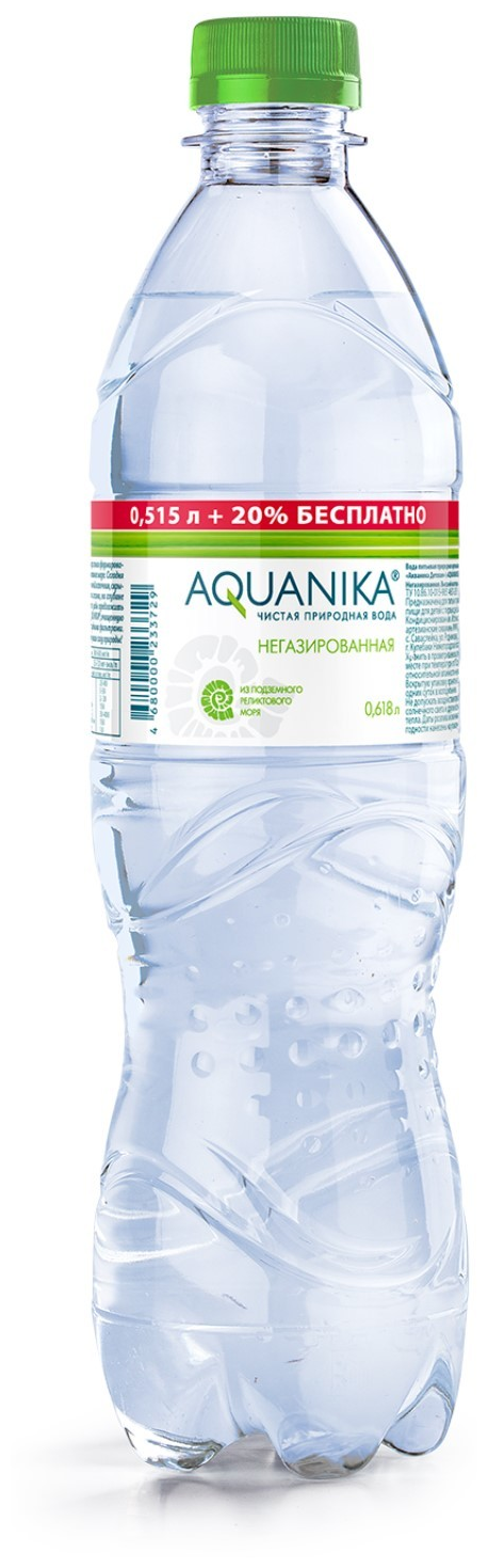 Aquanika Вода питьевая негазированная ПЭТ 0,5 л (12 шт.) - фотография № 3