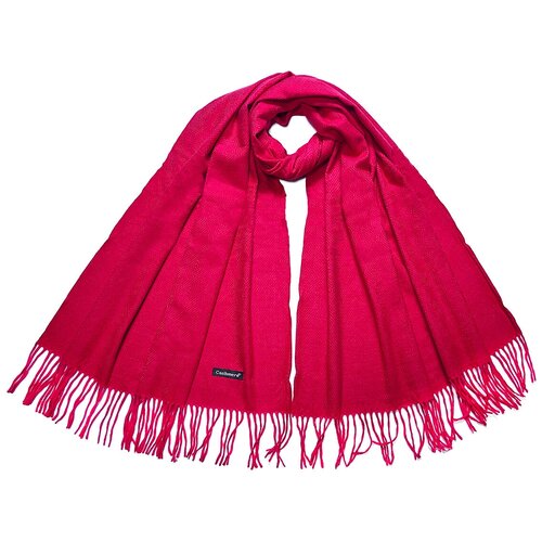 шарф uniqlo cashmere blend пурпурный Палантин Cashmir,181х71 см, красный, бордовый