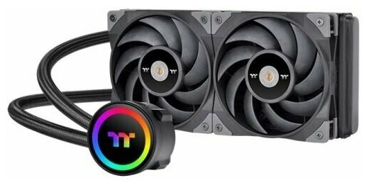 Система охлаждения жидкостная Thermaltake TOUGHLIQUID 240 ARGB Sync CL-W319-PL12BL-A LGA 2066/2011-3/2011/1700/1200/115x, AM4/AM3+/AM3/AM2+/AM2/FM2/FM