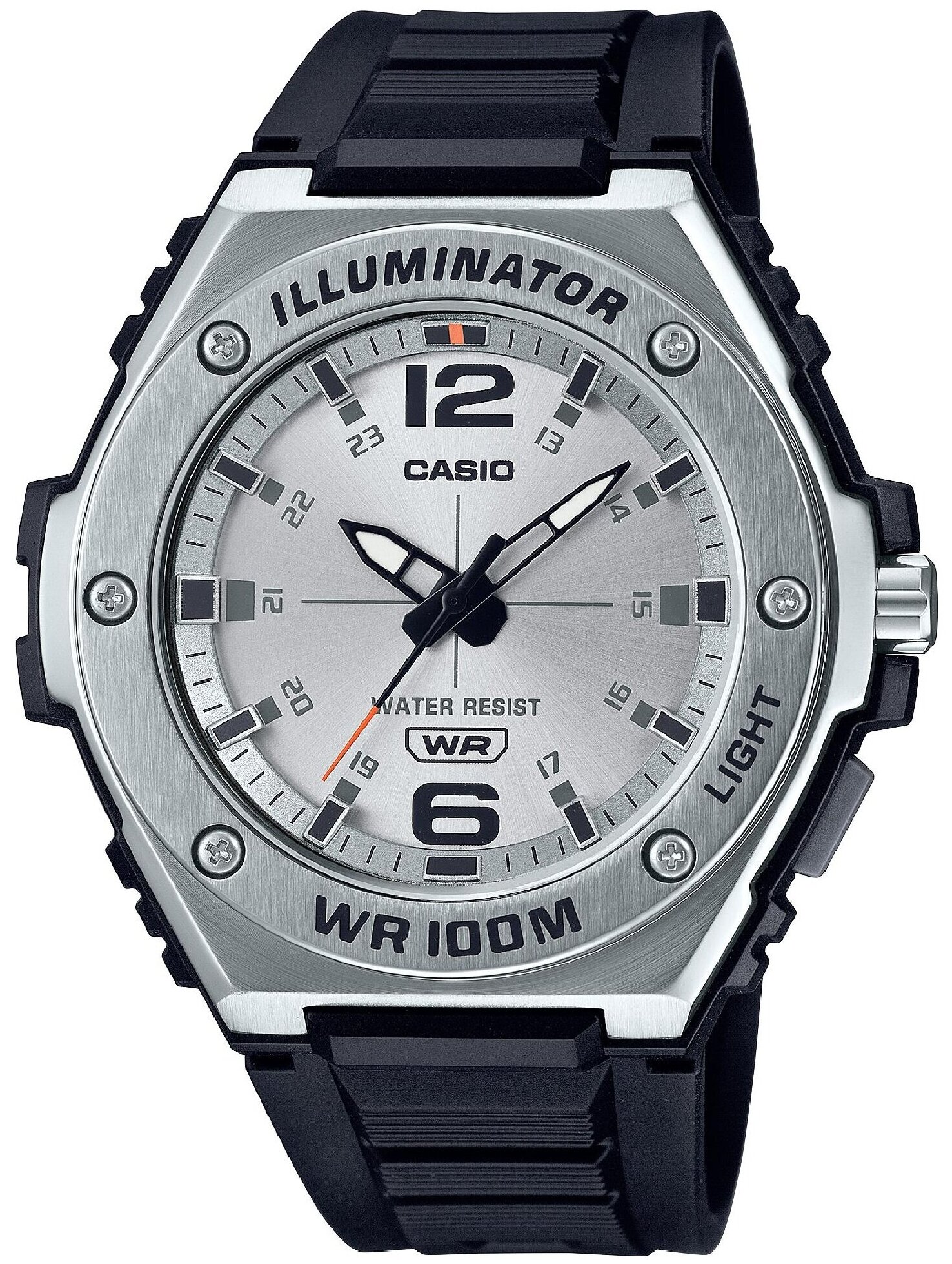 Наручные часы CASIO Collection MWA-100H-7A, черный, мультиколор