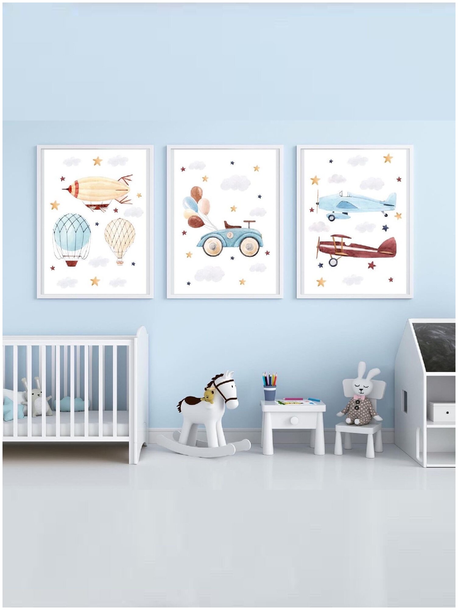 Постеры плакаты на стену детские 30/40 см постеры для мальчика сына для детей постеры картины с самолетами машинами постеры декор в детскую комнату