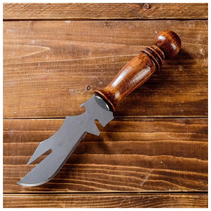 Нож-вилка (шампур) для шашлыка узбекский - фотография № 1