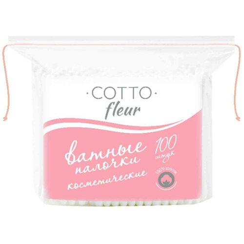 Ватные палочки Cotto Fleur 100 шт пакет * 6 упаковок