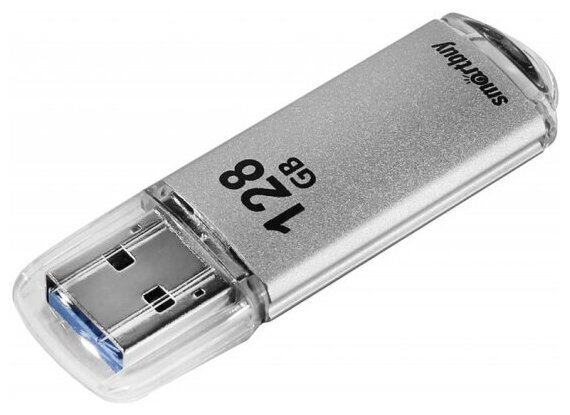 USB флешка Smartbuy 128Gb V-Cut silver USB 3.0