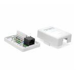 Розетка RJ-45 TWT (TWT-SM1-45/S6-WH) - изображение