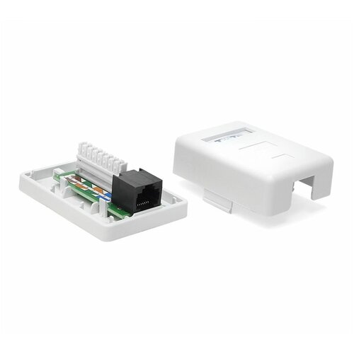 Розетка RJ-45 TWT (TWT-SM1-45/S6-WH)