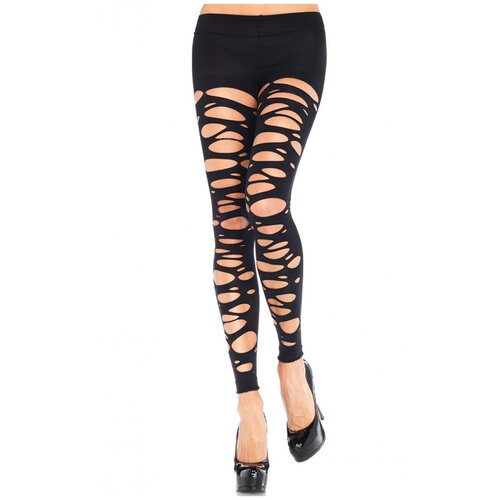 Колготки Leg Avenue непрозрачные с рваными дырками 1450₽