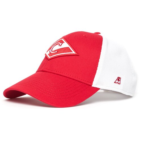 фото Бейсболка мужская с сеткой большого размера хк спартак atributika & club, кепка красная атрибутика и клуб летняя