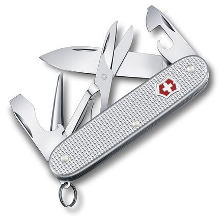 Нож Victorinox Pioneer, 93 мм, 9 функций, серебристый