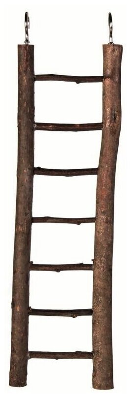 TRIXIE Игрушка для птиц Лестница из "необработанного" дерева 5шагов*26см - фотография № 3
