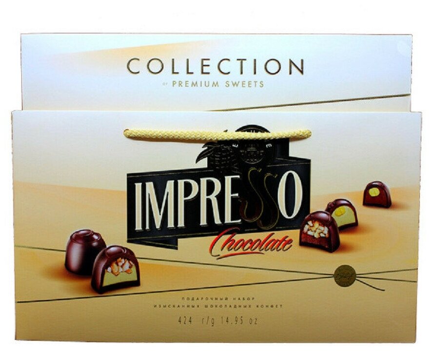 Набор конфет Impresso Premium ассорти, 424 г - фотография № 2