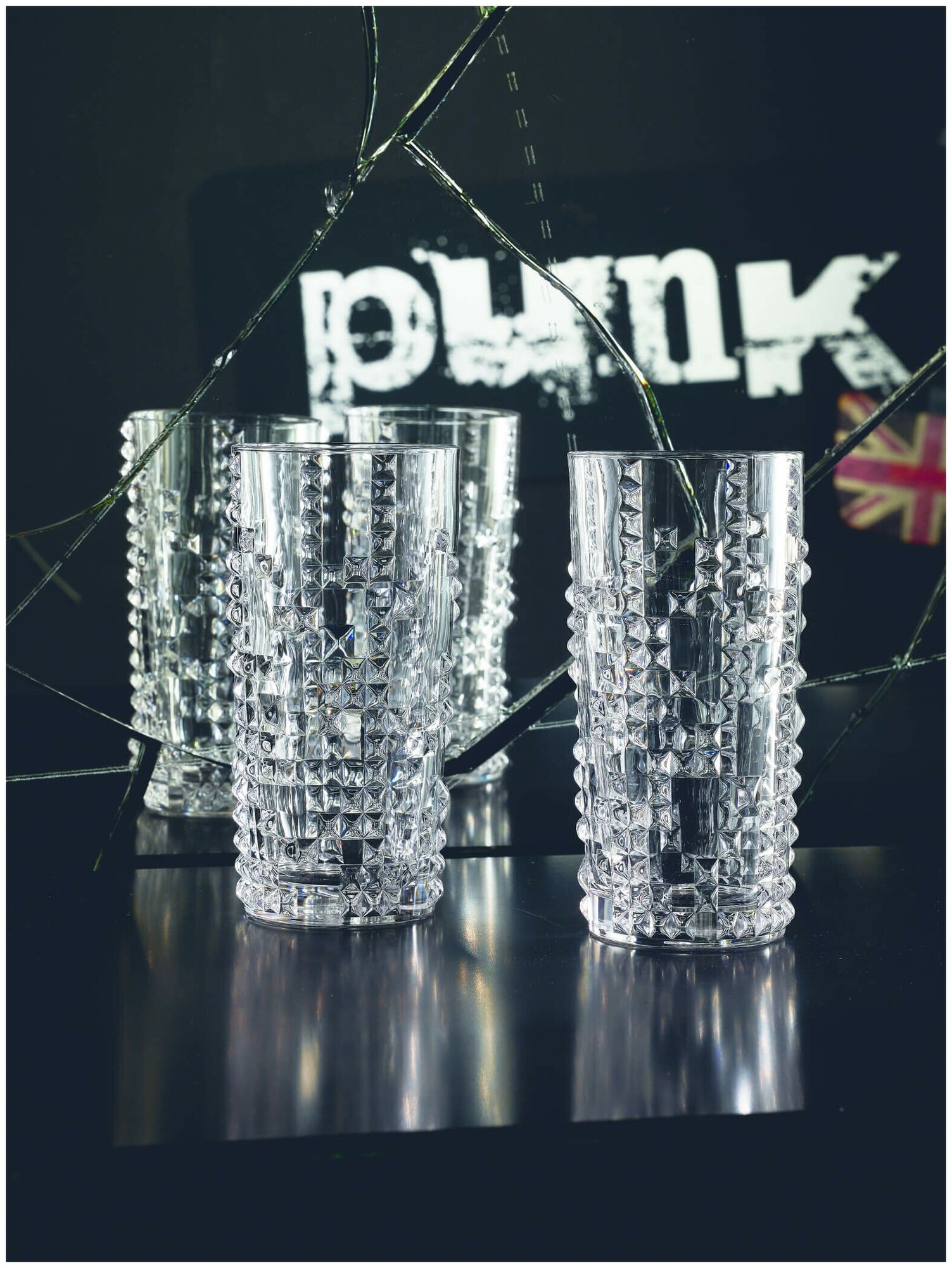 Набор высоких стаканов Punk Nachtmann 4 шт. 390 мл - фото №5