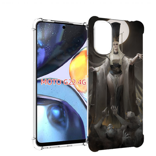 Чехол MyPads Erfiorr — Fantasy Art Dimension для Motorola Moto G22 4G задняя-панель-накладка-бампер