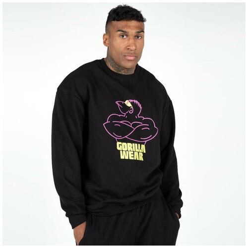 gorilla wear legacy oversized sweeatshirt black M