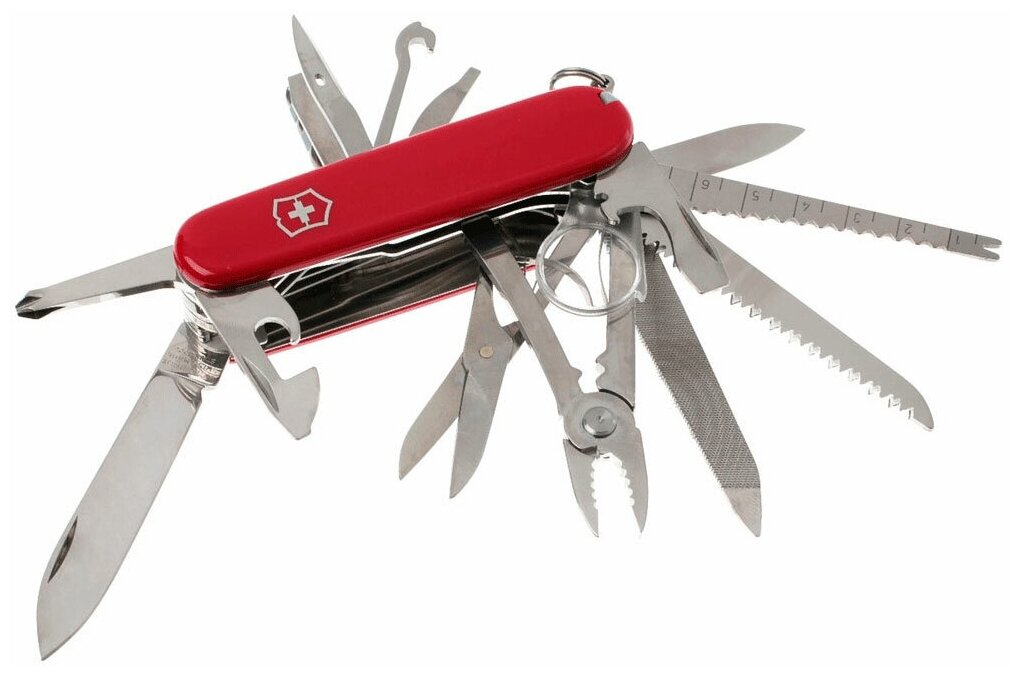 Нож перочинный Victorinox SwissChamp , красный - фото №11