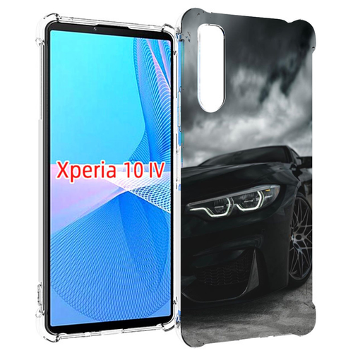 Чехол MyPads бмв М3 мужской для Sony Xperia 10 IV (10-4) задняя-панель-накладка-бампер