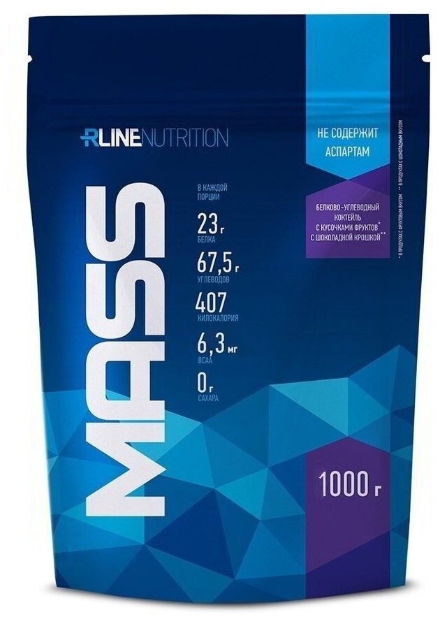 R-Line Sport Nutrition MASS 1000 гр (R-Line Sport Nutrition) Ваниль