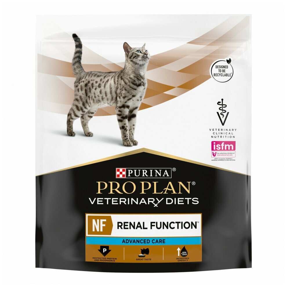 Сухой корм для кошек Pro Plan Veterinary Diets NF Renal Function Advanced Care Feline для поддержания функции почек (Поздняя стадия), 350 гр - фотография № 18