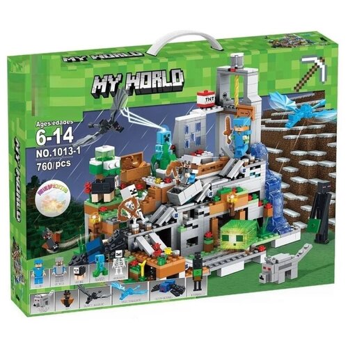 Конструктор Майнкрафт 'Сложное подземелье' 760 деталей / Конструктор детский / Пластиковый конструктор / Не является брендом Lego Minecraft и Лего