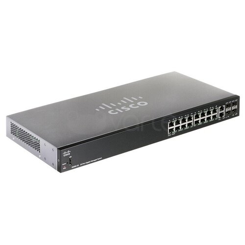 Коммутатор Cisco SG350-20 20-port Gigabit Managed Switch 5469500₽