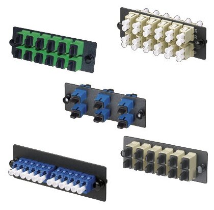 Панель Panduit FAP12WBUDLCZ 1U 12xLC дупл. 9/125 OS1/OS2 - фото №1