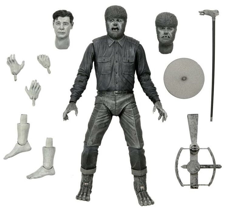 Фигурка Человек-Волк "Ultimate Black White" от Neca