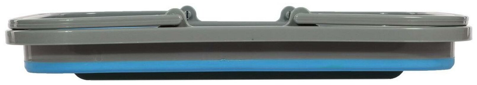 Корзина пластиковая складная с 2 ручками, синий - фотография № 2
